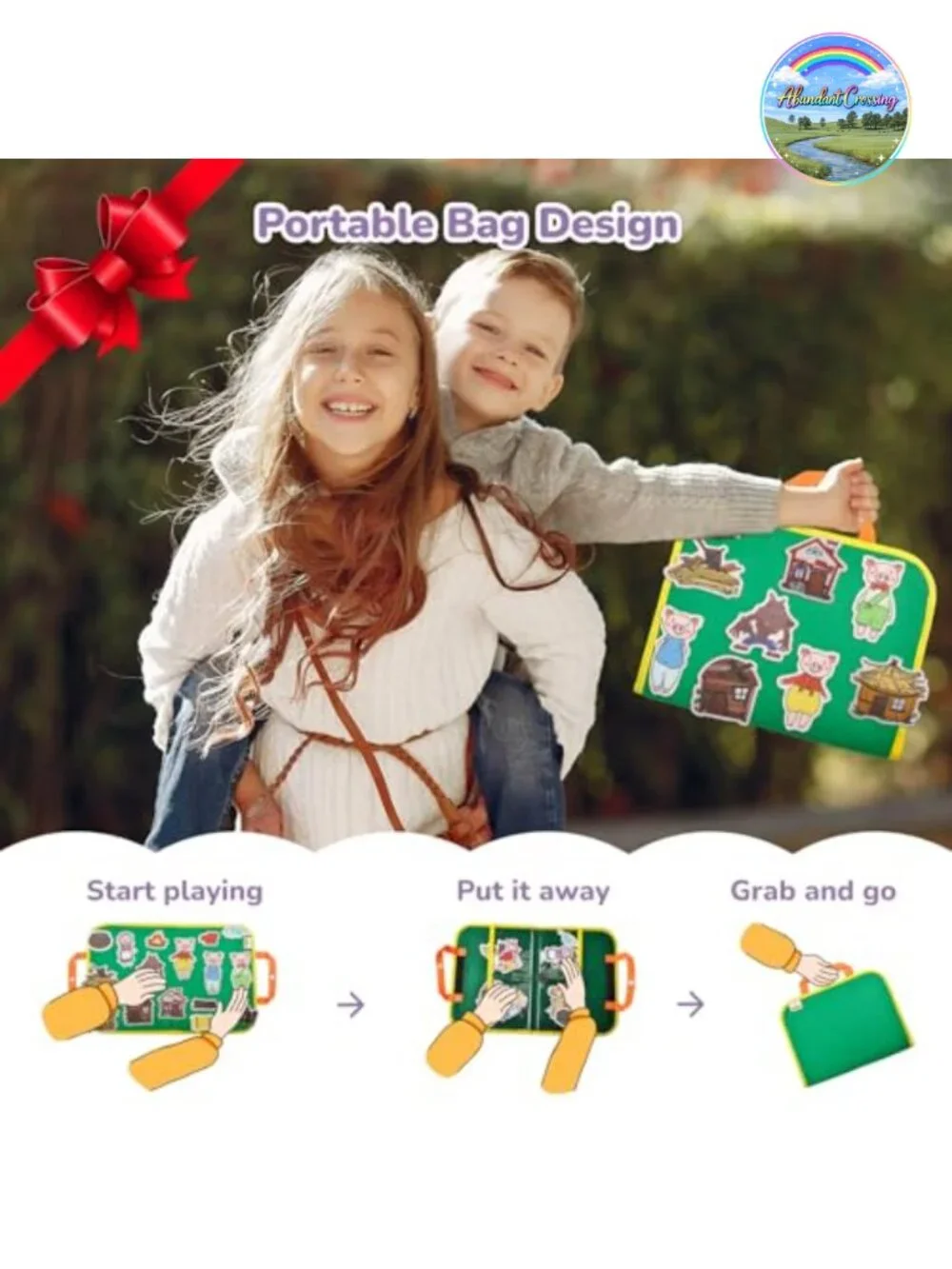 12 Pack Felt Board Stories Set for Classroom Preschool Learning Toy with